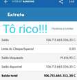Pelo grupo do WhatsApp, lotéricos de todo o País relataram o "recebimento" de valores bilionários em suas respectivas contas  Foto: Reprodução WhatsApp/Divulgação / Estadão Conteúdo