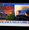 Alguns canais transmitiram ao vivo imagens do incêndio na Notre Dame do início da noite até o meio da madrugada  Foto: Reprodução