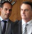 Eduardo Bolsonaro tem liderado a política externa do governo de seu pai  Foto: ANSA / Ansa - Brasil