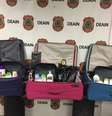 Malas do casal preso com 20kg de cocaína no aeroporto  Foto: POLÍCIA FEDERAL/DIVULGAÇÃO / Estadão