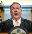 Secretário de Estado dos EUA, Mike Pompeo, anuncia fim de isenções à importação de petróleo do Irã  Foto: EPA / Ansa - Brasil