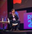 Wagner Moura conversa com o chefe de conteúdo da Netflix, Ted Sarandos, sobre a produção no Brasil  Foto: Lucas Rezende / Futura Press