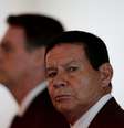 Vice-presidente Hamilton Mourão e presidente Jair Bolsonaro  Foto: Ueslei Marcelino / Reuters
