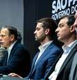 O Governador João Doria durante reunião de governadores do Consórcio de Integração Sul e Sudeste (Cosud), no Palácio dos Bandeirantes, localizado na Av Morumbi, zona sul de São Paulo, na manhã deste sábado (27). O Cosud reúne os Governadores João Doria (SP), Wilson Witzel (RJ), Romeu Zema (MG), Renato Casagrande (ES), Ratinho Júnior (PR), Carlos Moisés (SC) e Eduardo Leite (RS).  Foto: Paulo Guereta / Agência O Dia / Estadão