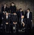 Banda King Crimson em sua atual formação, com oito integrantes.  Foto: Divulgação