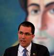 O ministro das Relações Exteriores da Venezuela, Jorge Arreaza, durante coletiva de imprensa em Caracas
08/04/2019
REUTERS/Manaure Quintero       Foto: Reuters
