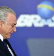 Decisão desta terça-feira do STJ permitiu liberação do ex-presidente Michel Temer, preso desde o dia 9 de maio  Foto: EVARISTO SA/AFP/Getty / BBC News Brasil