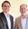 O presidente Jair Bolsonaro encontrou com ex-presidente americano George W. Bush, em Dallas  Foto: INSTAGRAM / JAIR BOLSONARO / Estadão