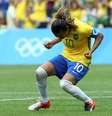 Marta comemora gol pela Seleção Brasileira  Foto: Leonhard Foeger / Reuters
