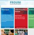 Inscrição para o ProUni termina neste sábado  Foto: Reprodução site Prouni / Estadão Conteúdo