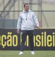 O técnico André Jardine, da Seleção Brasileira Sub-18  Foto: Lucas Figueiredo / CBF