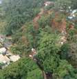 Toda a encosta de um morro deslizou e a barreira encobriu a rodovia Perimetral, em Ilhabela, litoral norte do Estado de São Paulo  Foto: Tribuna do Povo/Divulgação / Estadão