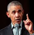 Ex-presidente dos EUA Barack Obama durante evento com jovens líderes em Berlim, na Alemanha   Foto: Fabrizio Bensch / Reuters