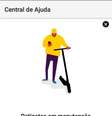 Mensagem em aplicativo informava que patinetes estavam em manutenção  Foto: Reprodução / Estadão Conteúdo