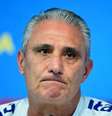 Tite durante coletiva pela Seleção Brasileira  Foto: Sergio Barzaghi / Gazeta Esportiva