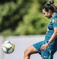Após tratar lesão por 11 dias, Marta volta a treinar no campo visando o Mundial  Foto: CBF/Divulgação / Estadão Conteúdo