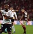 Vagner Love, do Corinthians, em partida contra o Flamengo, válida pelas oitavas de final da Copa do Brasil 2019, no Maracanã  Foto: LUCAS TAVARES/DIA ESPORTIVO / Estadão