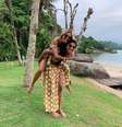 A cantora Ludmilla e a namorada, Brunna Gonçalvez  Foto: Instagram / Divulgação