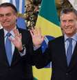 Mauricio Macri recebe Jair Bolsonaro na Casa Rosada  Foto: EPA / Ansa - Brasil
