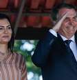 Presidente da República, Jair Bolsonaro e Primeira-Dama, Michelle Bolsonaro durante Cerimônia de Formatura do Curso Especial de Habilitação para Promoção a Sargento.  Foto: Carolina Antunes / Planalto