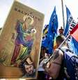 Parada do orgulho LGBT em Roma, capital da Itália  Foto: ANSA / Ansa - Brasil