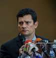 Diálogos divulgados por site indicam que Moro teria sugerido ao procurador Deltan Dallagnol inverter a ordem de fases da Lava Jato  Foto: Carl DE SOUZA / AFP / BBC News Brasil