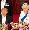 Rainha Elizabeth II e presidente Donald Trump   Foto:  Dominic Lipinski / Reuters