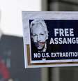 Protesto em Sydney, na Austrália, pede libertação de Assange  Foto: EPA / Ansa