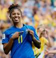 Cristiane comemora gol do Brasil  Foto: Jean-Paul Pelissier / Reuters