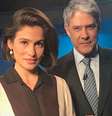 Os âncoras Renata Vasconcellos e William Bonner: todo mundo quer dar sua versão dos fatos no Jornal Nacional  Foto: Reprodução / Facebook