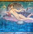Afresco de Vênus no templo de Vénus, Pompeia, Itália  Foto: iStock