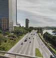 A Marginal do Pinheiros, sentido Interlagos, no cruzamento com a Ponte Eusébio Matoso  Foto: Reprodução/Google Street View / Estadão