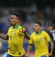 Comemoração do gol de Gabriel Jesus, do Brasil, na partida contra a Argentina, válida pelas semifinais da Copa América 2019, no Estádio Mineirão, em Belo Horizonte (MG), nesta terça-feira, 02  Foto: WESLEY SANTOS / Estadão