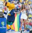 A cantora Anitta se apresenta com o cantor porto-riquenho Pedro Capó na cerimônia de encerramento da Copa América 2019, antes da partida entre Brasil e Peru, , válida pela final da competição, no estádio do Maracanã, na zona norte do Rio de Janeiro  Foto: Diego Maranhão / AM Press & Images / Estadão