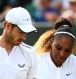 Andy Murray e Serena Williams foram derrotados em Wimbledon  Foto: Hannah McKay / Reuters