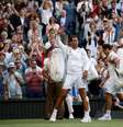  Rafael Nadal e Roger Federer deixam quadra após jogo   Foto: Carl Recine / Reuters