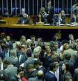 Plenário da Câmara dos Deputados durante votação de destaques ao texto-base da reforma da Previdência  Foto: EDU ANDRADE/FATOPRESS / Estadão
