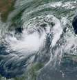 Tempestade tropicar Barry se aproxima da costa da Louisiana, 12/07/2019 NOAA/Handout via REUTERS   Foto: Reuters