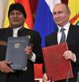 Evo Morales fez uma visita diplomática a Moscou nesta semana  Foto: ABI / BBC News Brasil