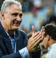 Técnico Tite durante comemoração do título da Copa América após a partida entre Brasil e Peru  Foto: NAYRA HALM/FOTOARENA / Estadão Conteúdo