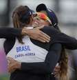 Carol Horta e Ângela seguem invictas nos Jogos Pan-Americanos 2019  Foto: Alexandre Loureiro / COB