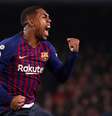 Meia-atacante Malcom comemora gol pelo Barcelona
06/02/2019
REUTERS/Sergio Perez  Foto: Reuters