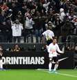 O jogador Manoel, do Corinthians, durante comemoração do gol em partida contra a equipe do Palmeiras, em jogo válido pela 13ª rodada do Campeonato Brasileiro de 2019, realizado na Arena Corinthians, em Itaquera  Foto: EDUARDO CARMIM/AGÊNCIA O DIA / Estadão Conteúdo