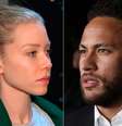 O auge das polêmicas de Neymar, porém, foi a acusação de um suposto estupro feita pela modela Najila Fernandes. O caso ganhou repercussão mundial e o brasileiro voltou a ser o centro (negativo) das atenções. O atacante causou polêmica por divulgar imagens não autorizadas da modelo e da conversa que teve com Najila para se defender. O caso foi arquivado pela Justiça.  Foto: Divulgação/Instagram / LANCE!