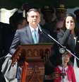 O presidente Jair Bolsonaro participa, em Resende (RJ), de solenidade na Academia Militar das Agulhas Negras (Aman) para a entrega de Espadins aos cadetes do 1º ano  Foto: Wilton Junior / Estadão