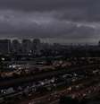  Zona sul de São Paulo, vista a partir da zona norte da capital paulista, às 16h desta segunda-feira.  Foto: Alex Silva / Estadão