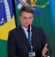 Bolsonaro fala em evento em Brasília  Foto: Reuters