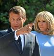 Presidente Emmanuel Macron e sua esposa, Brigitte Macron  Foto: Gerard Julien/Pool via Reuters / Reuters