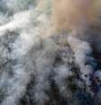 Vista aérea de fumaça sobre Floresta Amazônica 25/8/2019  Marizilda Cruppe/Amnesty International/via REUTERS   Foto: Reuters