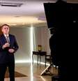 O presidente afirma que a imprensa está com os dias contados  Foto: Carolina Antunes/Presidência da República/Divulgação